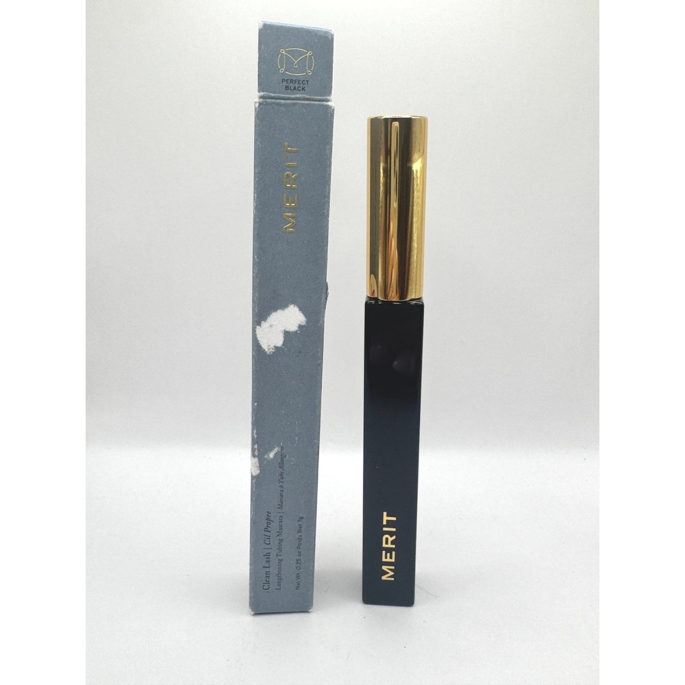 MERIT Clean Lash Lengthening Tubing Mascara Perfect Black NIB